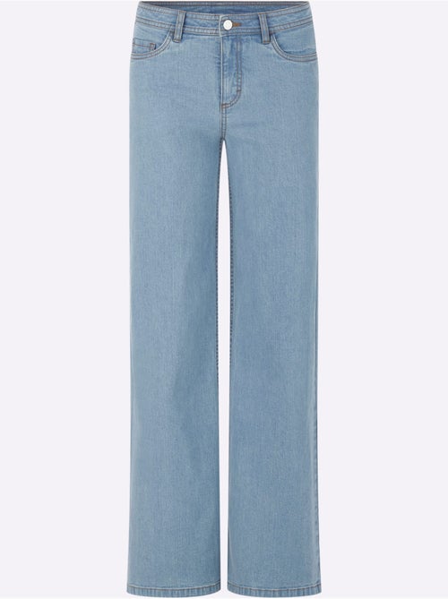 Jean 5 poches qualité coton extensible indéformable - taille courte - witt - Kiabi Jean 5 poches qualité coton extensible indéformable - taille courte - witt - Kiabi