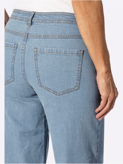 Jean 5 poches qualité coton extensible indéformable - taille courte - witt - Kiabi Jean 5 poches qualité coton extensible indéformable - taille courte - witt - Kiabi