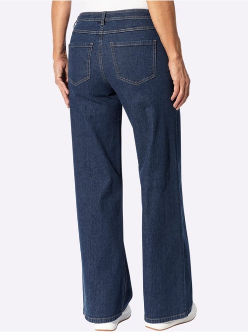 Jean 5 poches qualité coton extensible indéformable - taille courte - witt - Kiabi