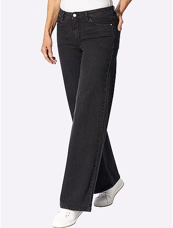 Jean 5 poches qualité coton extensible indéformable - taille courte - witt