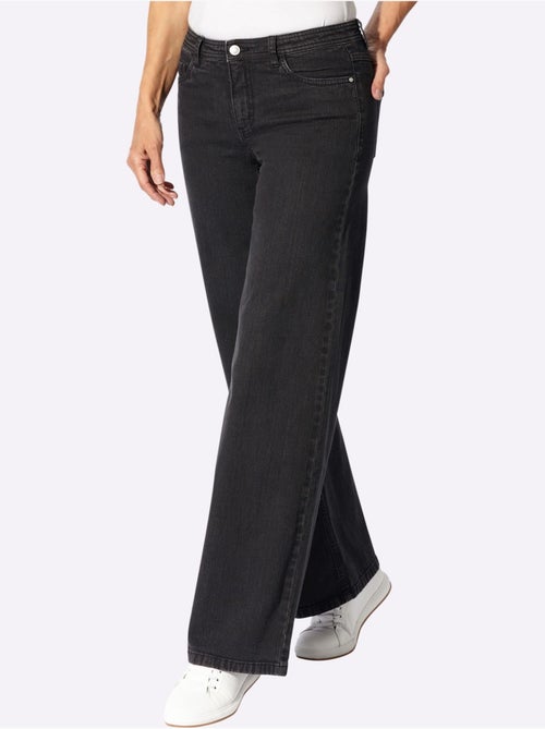 Jean 5 poches qualité coton extensible indéformable - taille courte - witt - Kiabi Jean 5 poches qualité coton extensible indéformable - taille courte - witt - Kiabi