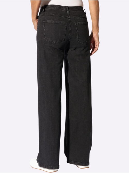Jean 5 poches qualité coton extensible indéformable - taille courte - witt - Kiabi Jean 5 poches qualité coton extensible indéformable - taille courte - witt - Kiabi