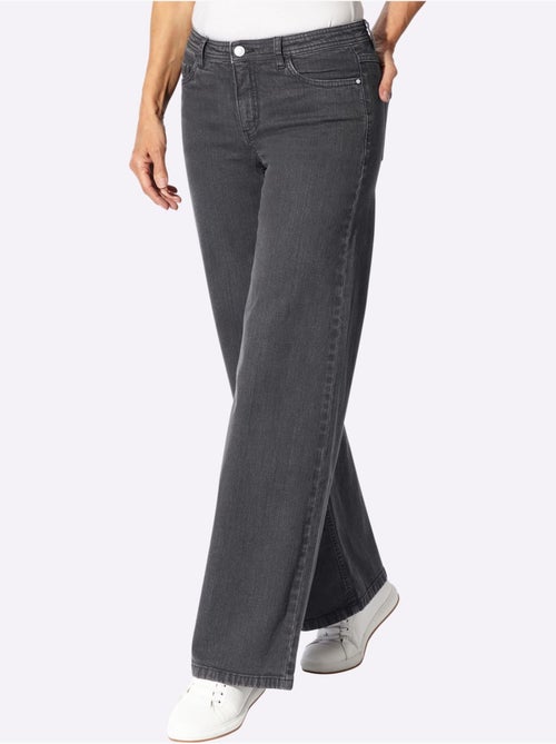 Jean 5 poches qualité coton extensible indéformable - taille standard - witt - Kiabi Jean 5 poches qualité coton extensible indéformable - taille standard - witt - Kiabi