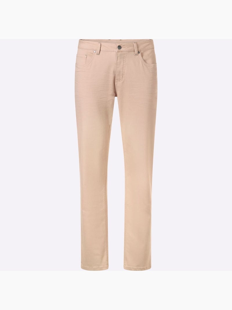 Jean 5 Poches Toucher Très Doux - Taille Standard - Witt Bleu Beige - Kiabi
