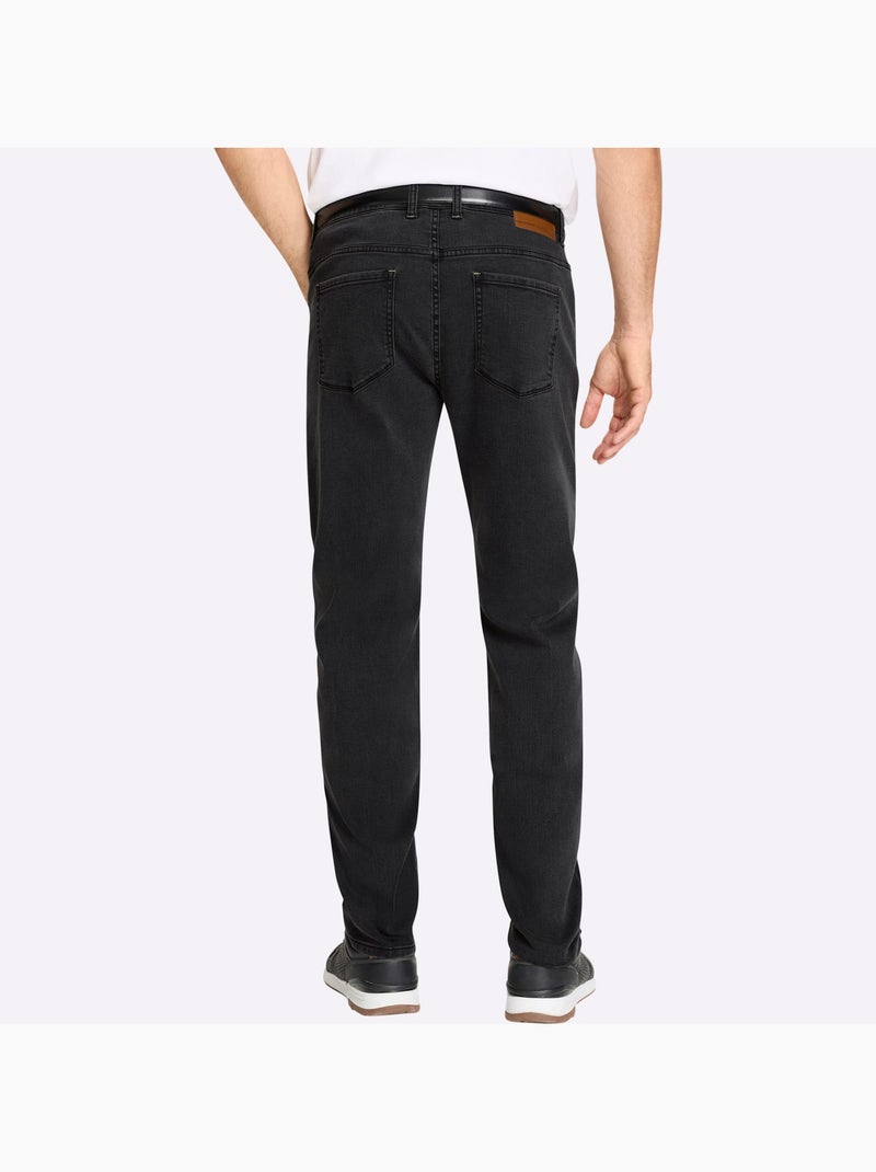 Jean 5 Poches Toucher Très Doux - Taille Standard - Witt Gris Bleu - Kiabi