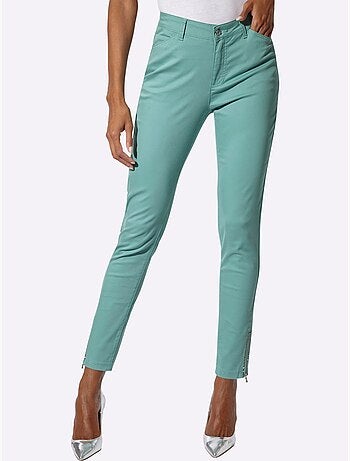 Jean 63% coton - taille courte - helline
