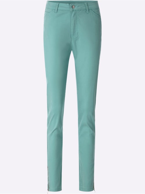 Jean 63% coton - taille courte - helline - Kiabi