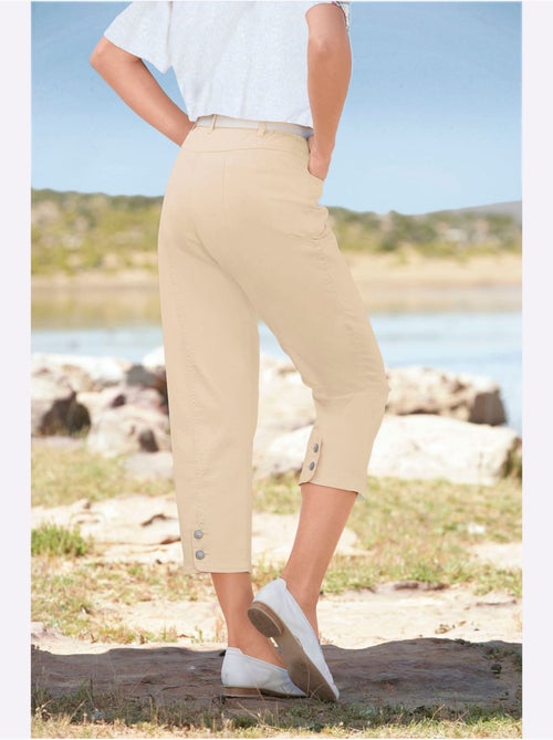 Jean 7/8 96% Coton - Taille Courte - Witt - Kiabi Jean 7/8 96% Coton - Taille Courte - Witt - Kiabi