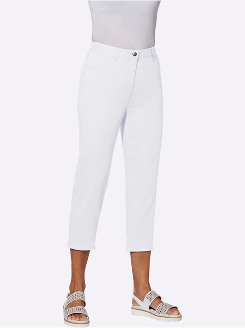 Jean 7/8 96% Coton - Taille Courte - Witt - Kiabi Jean 7/8 96% Coton - Taille Courte - Witt - Kiabi