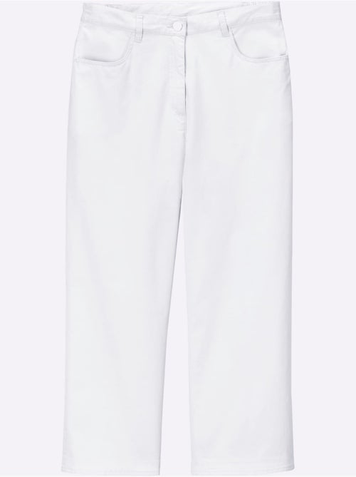 Jean 7/8 96% Coton - Taille Courte - Witt - Kiabi Jean 7/8 96% Coton - Taille Courte - Witt - Kiabi
