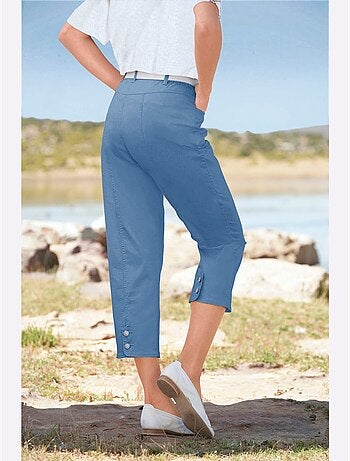 Jean 7/8 96% coton - taille courte - witt