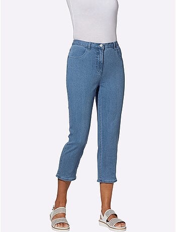 Jean 7/8 96% coton - taille courte - witt