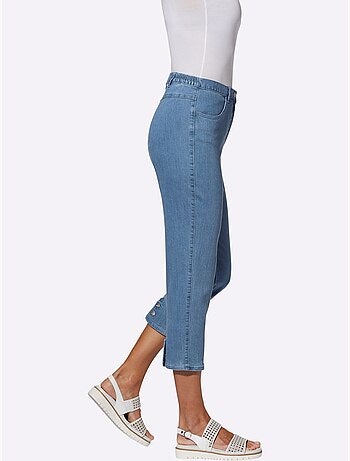 Jean 7/8 96% coton - taille courte - witt