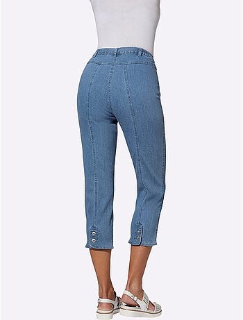 Jean 7/8 96% coton - taille courte - witt