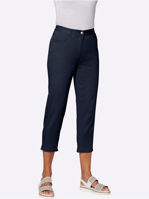 Jean 7/8 96% Coton - Taille Courte - Witt - Kiabi Jean 7/8 96% Coton - Taille Courte - Witt - Kiabi