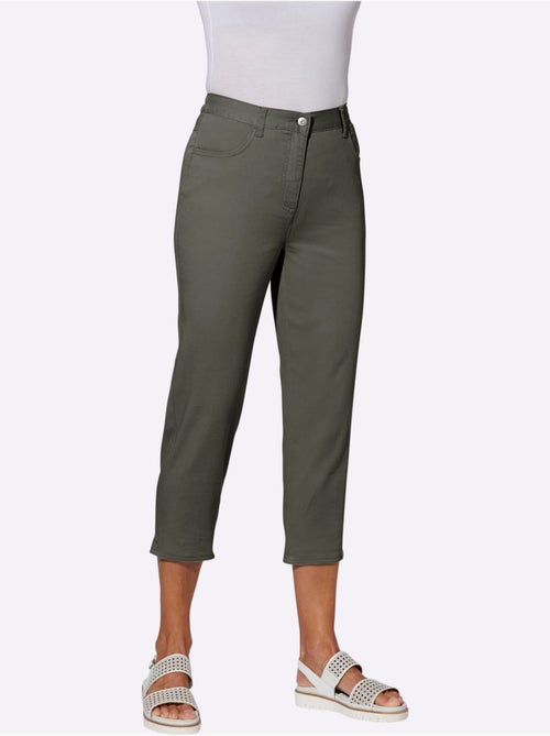 Jean 7/8 96% Coton - Taille Courte - Witt - Kiabi Jean 7/8 96% Coton - Taille Courte - Witt - Kiabi