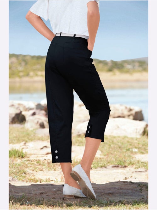 Jean 7/8 96% Coton - Taille Courte - Witt - Kiabi Jean 7/8 96% Coton - Taille Courte - Witt - Kiabi