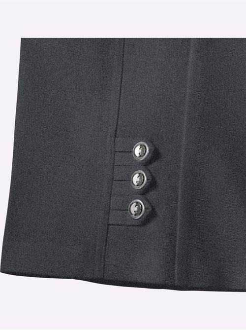 Jean 7/8 Bride Et Bouton - Taille Standard - Moda Vilona - Kiabi Jean 7/8 Bride Et Bouton - Taille Standard - Moda Vilona - Kiabi