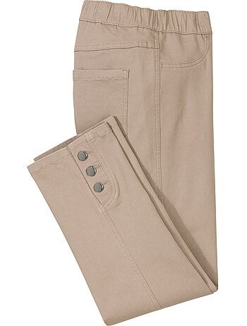 Jean 7/8 Ceinture élastique Confortable - Taille Courte - Moda Vilona