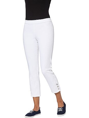 Jean 7/8 Ceinture élastique Confortable - Taille Courte - Moda Vilona