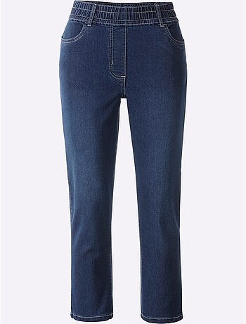 Jean 7/8 Ceinture Haute - Taille Standard - Moda Vilona