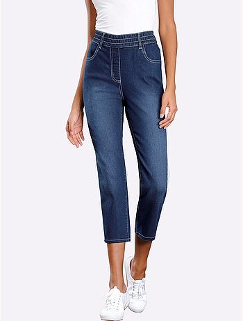 Jean 7/8 Ceinture Haute - Taille Standard - Moda Vilona