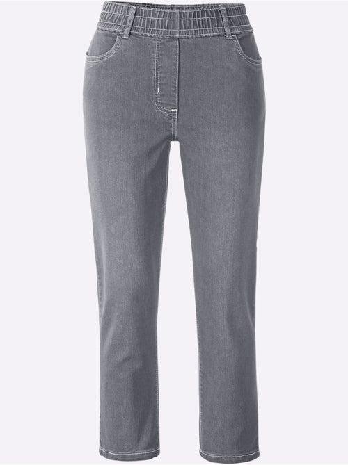 Jean 7/8 Ceinture Haute - Taille Standard - Moda Vilona - Kiabi