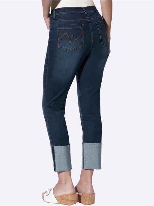 Jean 7/8 Coupe 5 Poches Moderne - Taille Standard - Helline - Kiabi