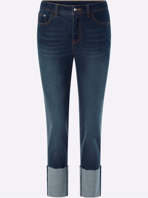 Jean 7/8 Coupe 5 Poches Moderne - Taille Standard - Helline - Kiabi