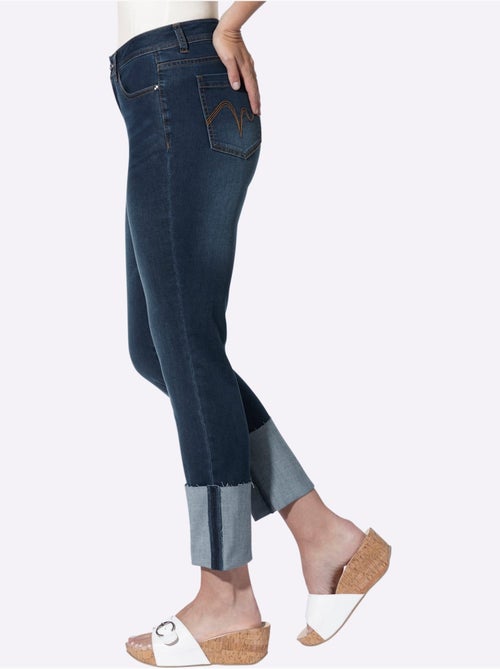 Jean 7/8 Coupe 5 Poches Moderne - Taille Standard - Helline - Kiabi