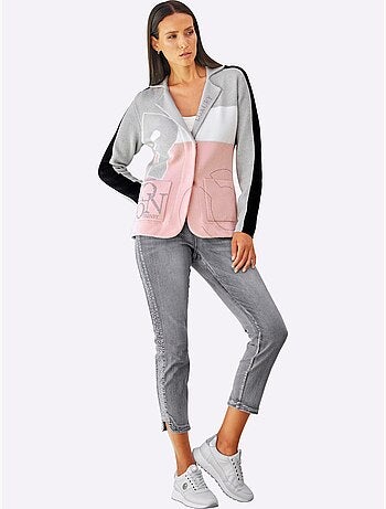Jean 7/8 Délavage Tendance - Taille Standard - Helline