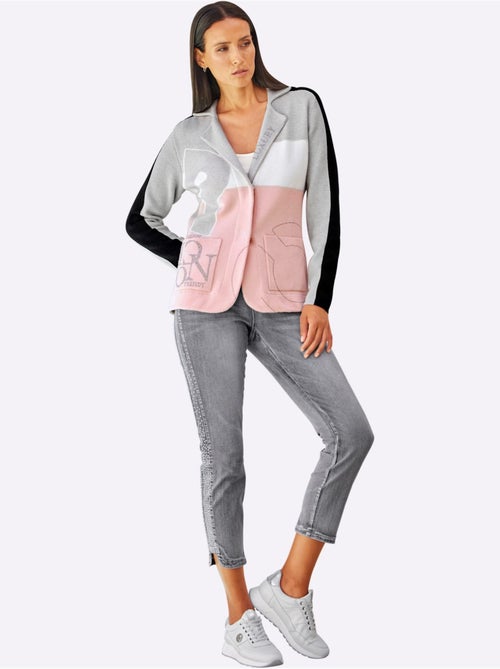Jean 7/8 Délavage Tendance - Taille Standard - Helline - Kiabi Jean 7/8 Délavage Tendance - Taille Standard - Helline - Kiabi