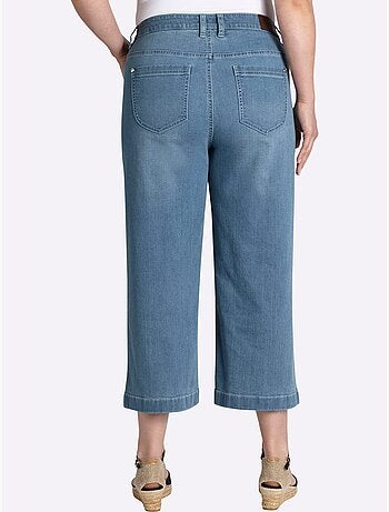 Jean 7/8 jambes larges mode - taille standard - sheego