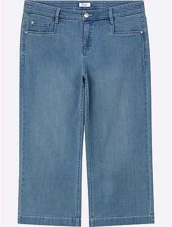 Jean 7/8 jambes larges mode - taille standard - sheego