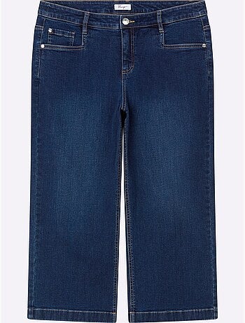 Jean 7/8 Jambes Larges Mode - Taille Standard - Sheego