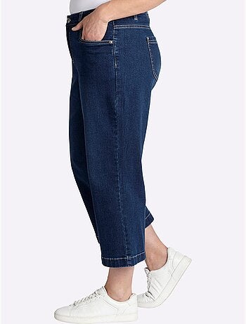 Jean 7/8 Jambes Larges Mode - Taille Standard - Sheego