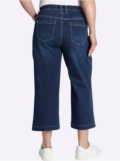 Jean 7/8 Jambes Larges Mode - Taille Standard - Sheego - Kiabi