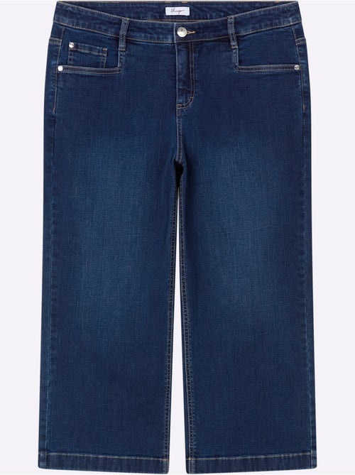 Jean 7/8 Jambes Larges Mode - Taille Standard - Sheego - Kiabi