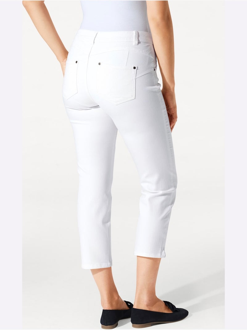 Jean 7/8 Longueur - Taille Standard - Helline Blanc - Kiabi