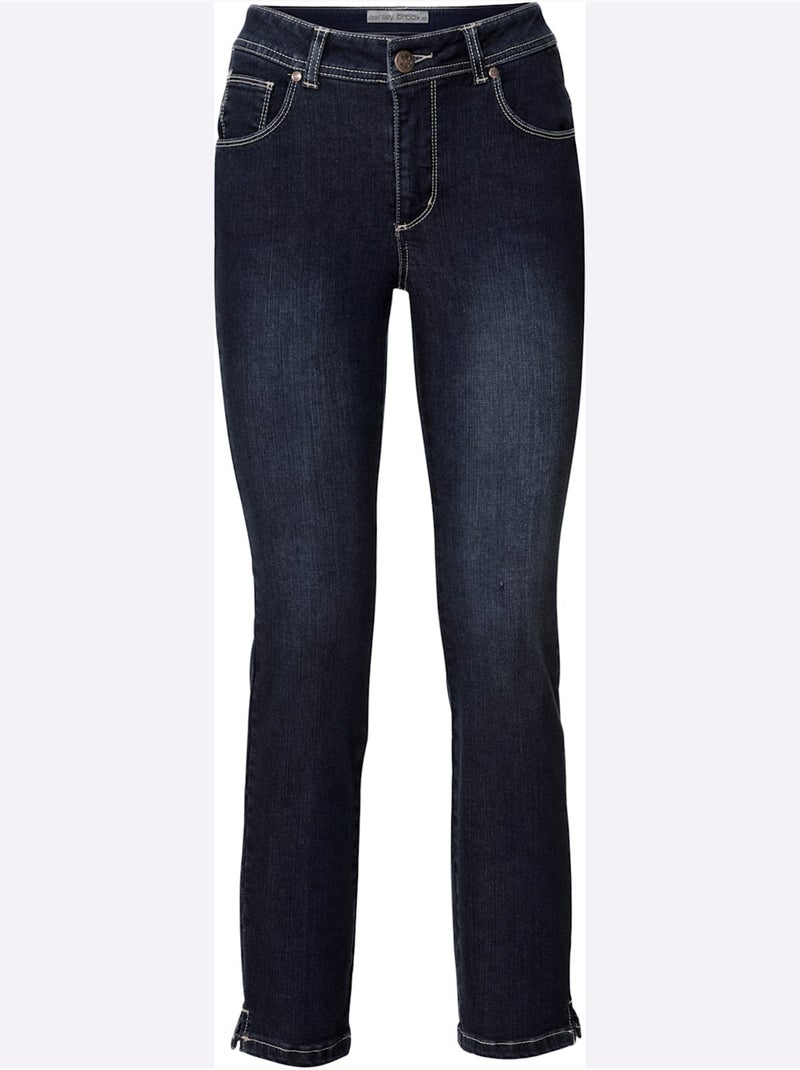 Jean 7/8 Longueur - Taille Standard - Helline Bleu jean - Kiabi