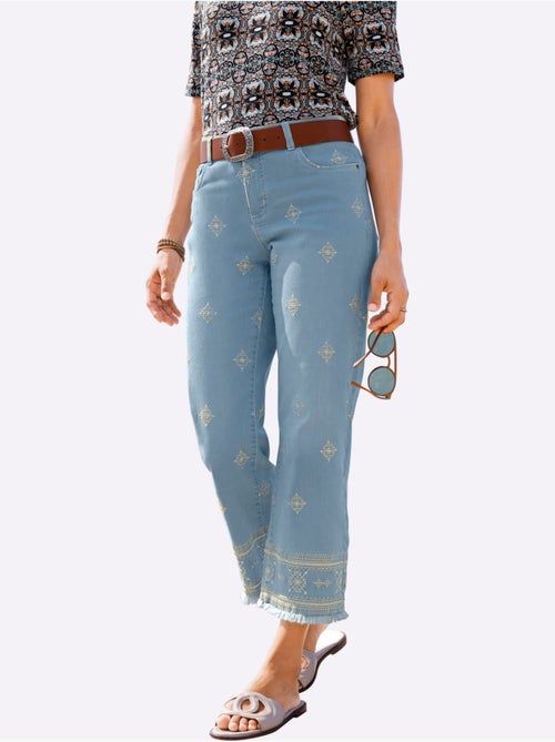 Jean 7/8 Qualité Coton - Taille Standard - Witt - Kiabi Jean 7/8 Qualité Coton - Taille Standard - Witt - Kiabi
