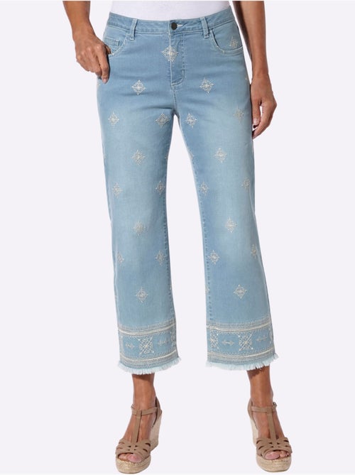 Jean 7/8 Qualité Coton - Taille Standard - Witt - Kiabi Jean 7/8 Qualité Coton - Taille Standard - Witt - Kiabi