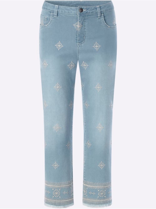 Jean 7/8 Qualité Coton - Taille Standard - Witt - Kiabi Jean 7/8 Qualité Coton - Taille Standard - Witt - Kiabi