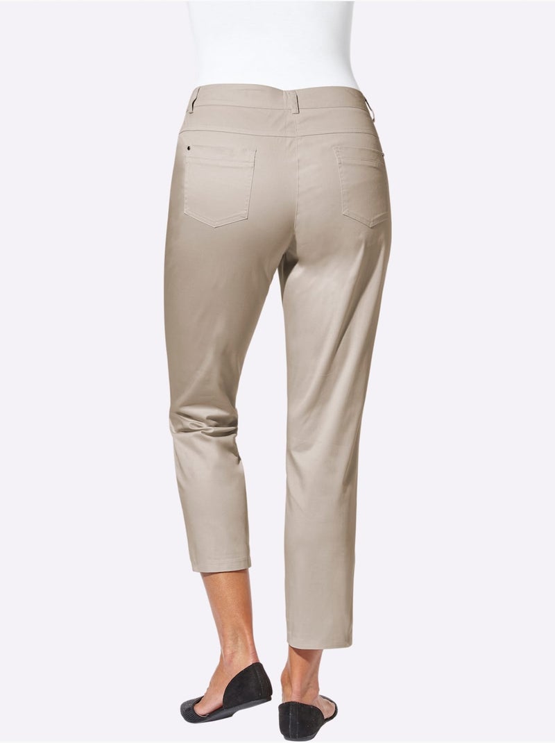Jean 7/8 Qualité Légère - Taille Standard - Witt Beige - Kiabi