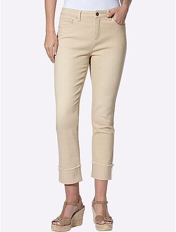 Jean 7/8 Revers Des Jambes Fixe - Taille Standard - Helline