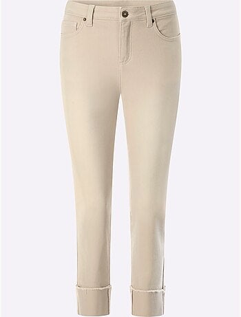Jean 7/8 Revers Des Jambes Fixe - Taille Standard - Helline