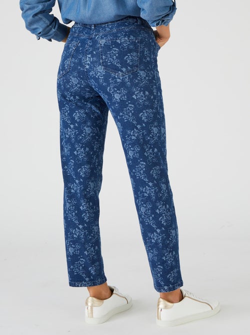 Jean 7/8ème 5 poches imprimé - Damart - Kiabi