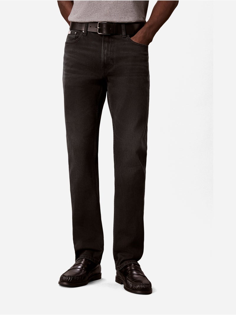 Jean à bouton - calvin klein Noir - Kiabi