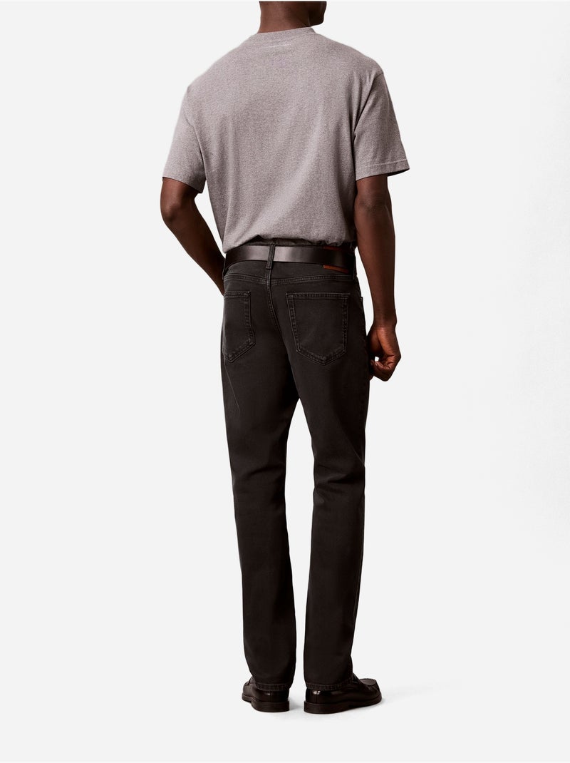 Jean à bouton - calvin klein Noir - Kiabi