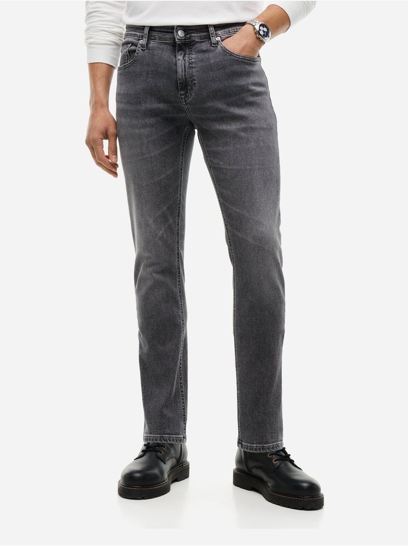 Jean à bouton - tommy jeans Bleu - Kiabi